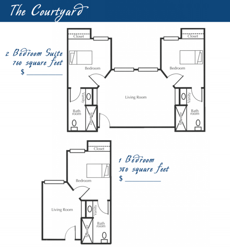 courtyard floorplan